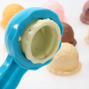 Eiskugel-Turm Gleichgewichtsspiel