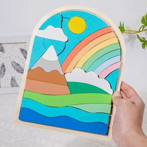 Regenbogen Bausteine