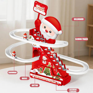 Weihnachtsmann Rutsche Achterbahn Spaß