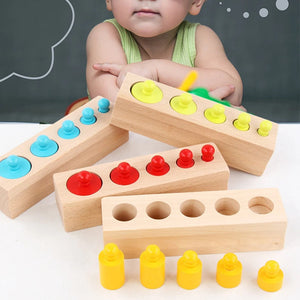 Montessori Zylinder Puzzle aus Holz