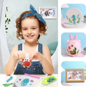 Kreatives Diamant-Mosaik Sticker-Set - Entfessele die Fantasie deines Kindes