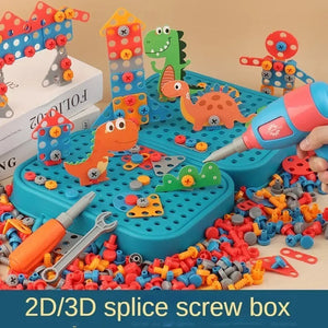 Handwerker Bauset für Kinder im Niedlichen Dino Design