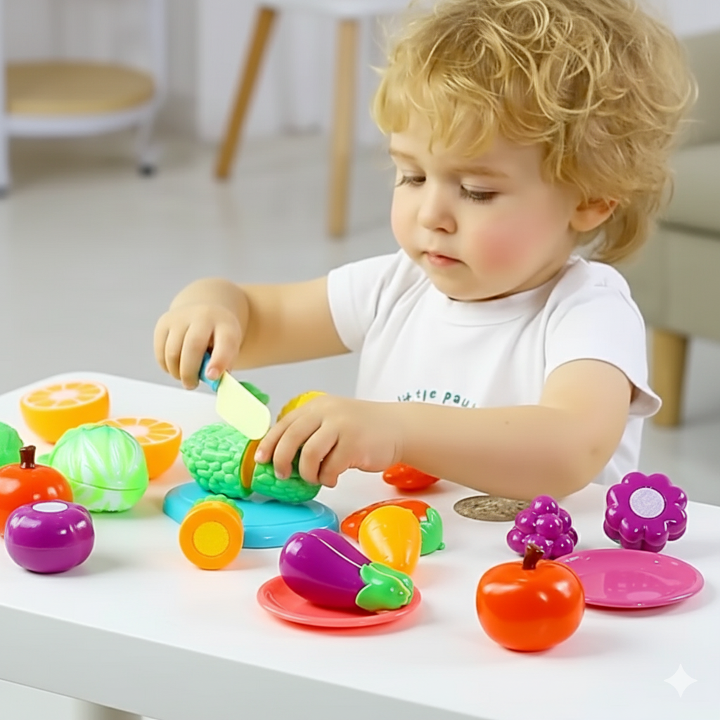 Obst und Gemüse Schneide Spielset