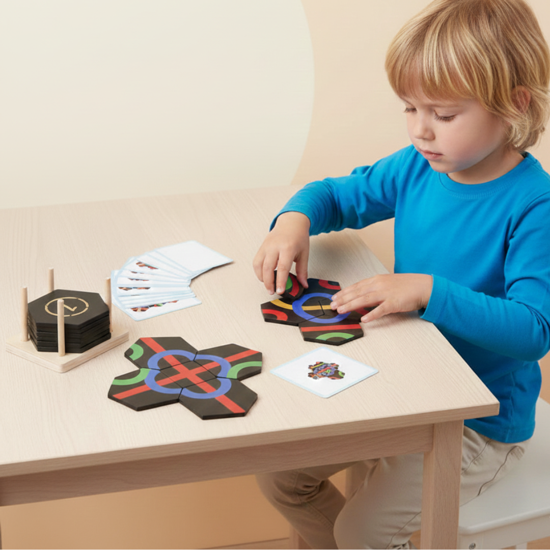 PfadPuzzle - Pädagogisches Weg Finder Lern- und Familien Spiel