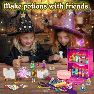 POPOLIC Kreativset Creative Kreatives Geschenk Mädchen - Zaubertrank Bastelset Kinder, (1-tlg), Zaubertrank Bastelset Kinder ab 6-11 Jahre