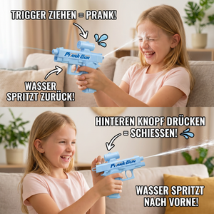 Doppelseitige Streich Wasserpistole für Kinder – Mini Spaß Wasserspielzeug