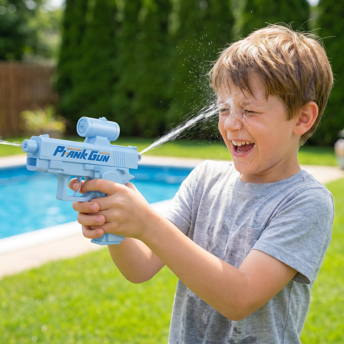 Doppelseitige Streich Wasserpistole für Kinder – Mini Spaß Wasserspielzeug