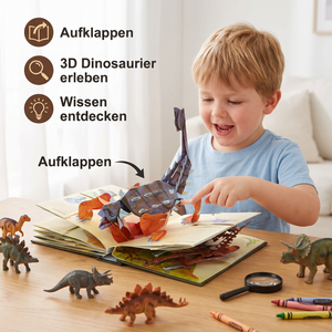 Interaktive 3D-Dinosaurier-Pop-up-Enzyklopädie