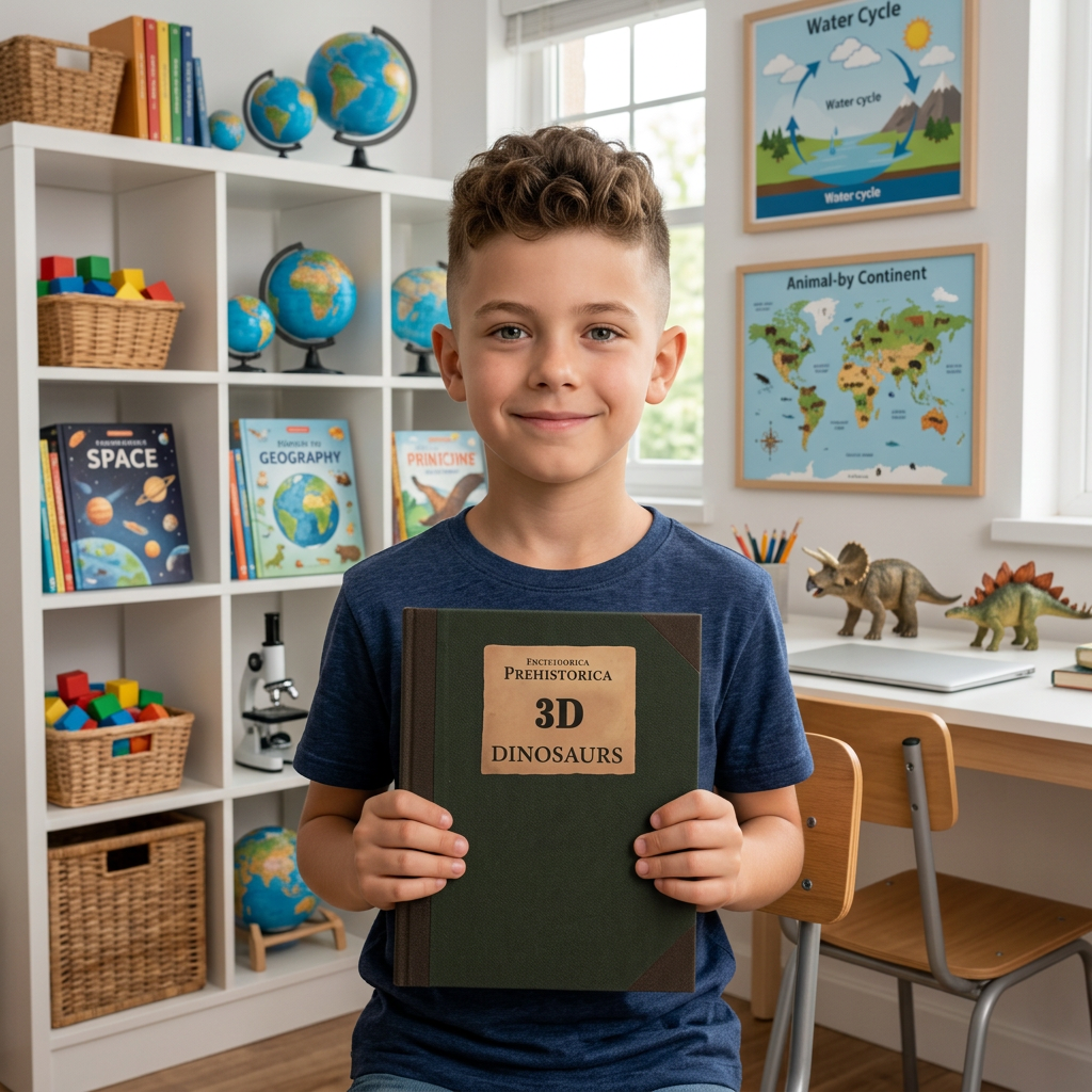 Interaktive 3D-Dinosaurier-Pop-up-Enzyklopädie