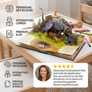 Interaktive 3D-Dinosaurier-Pop-up-Enzyklopädie