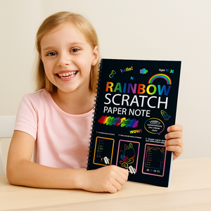 Magisches Regenbogen Kratz Papier