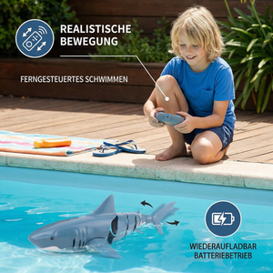 Ferngesteuerter Wasserhai – RC Schwimmroboter für Kinder