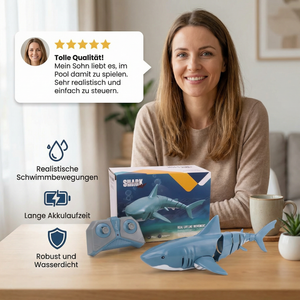 Ferngesteuerter Wasserhai – RC Schwimmroboter für Kinder