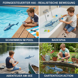 Ferngesteuerter Wasserhai – RC Schwimmroboter für Kinder