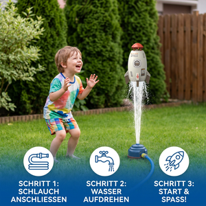 Raketen Wassersprinkler Spielzeug für Kinder
