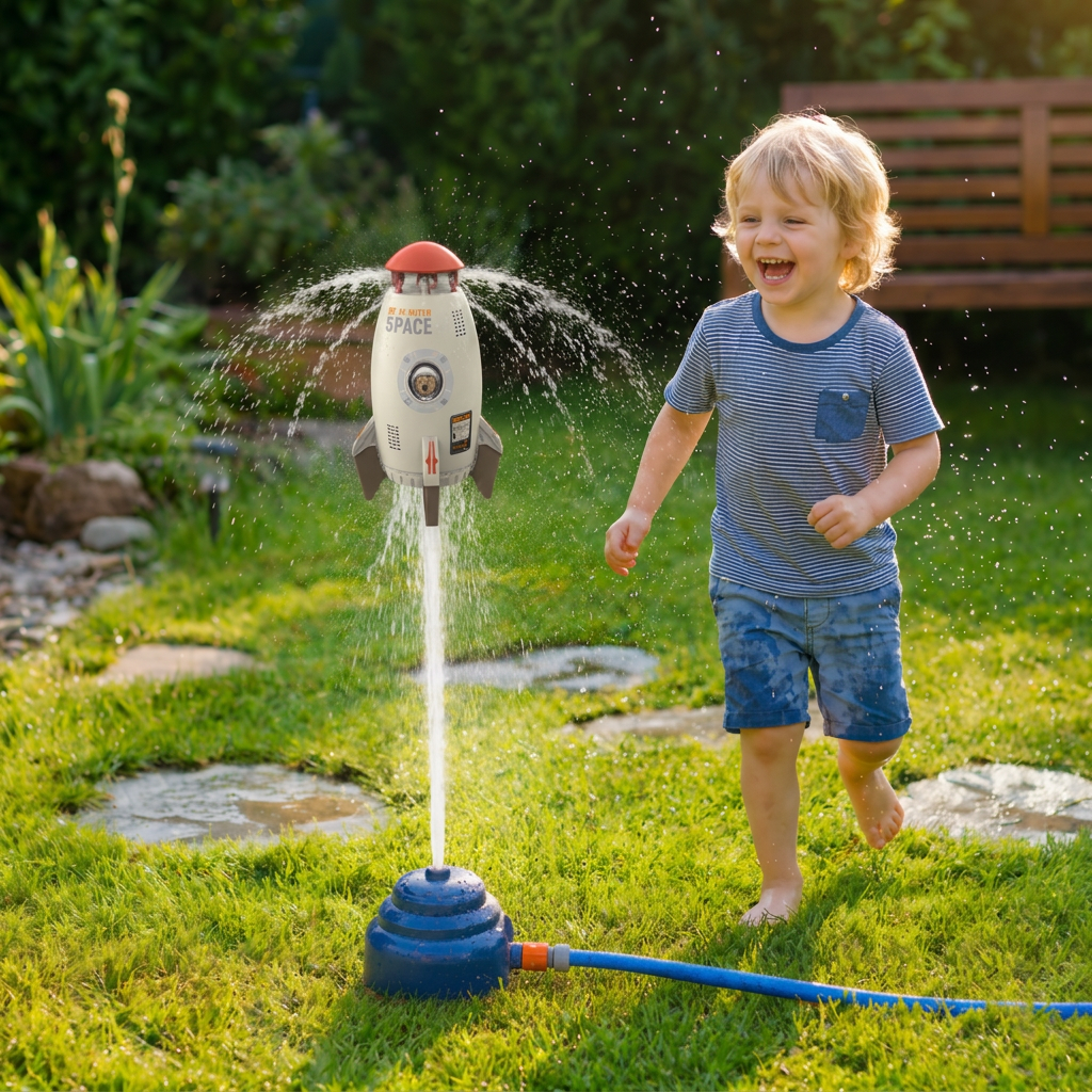Raketen Wassersprinkler Spielzeug für Kinder