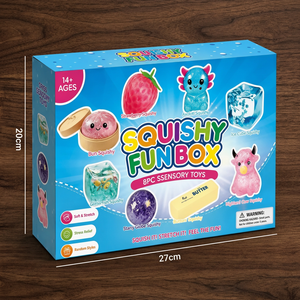 Premium-Set mit weichen Fidget-Spielzeugen – 8 sensorische Spielzeuge