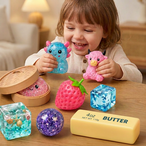 Premium-Set mit weichen Fidget-Spielzeugen – 8 sensorische Spielzeuge