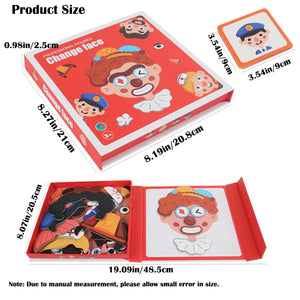 Pädagogisches Gesichtsausdruck Lern Puzzle für Kinder