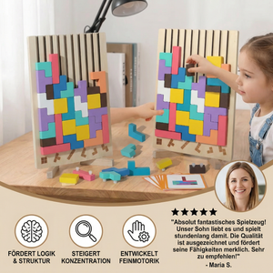 Montessori Holz Baustein und Formen Spiel