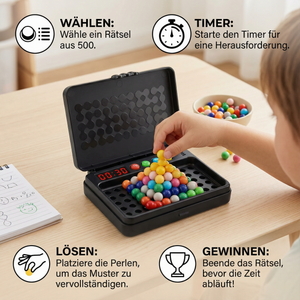 Logik-Denkspiel für Kinder – 500 Rätsel mit Timer