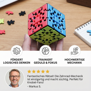 Zahnrad-Zauberwürfel 3×3×3 – Mechanisches Logikspiel