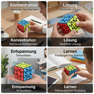 Zahnrad-Zauberwürfel 3×3×3 – Mechanisches Logikspiel