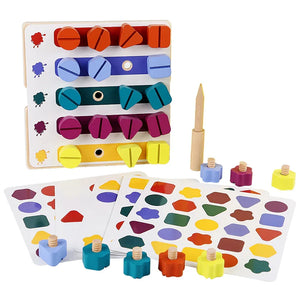 Kreatives Schraub-Puzzle-Brett | Feinmotorik spielerisch fördern