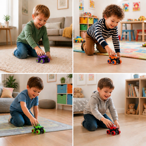 Reibungsbetriebenes Monstertruck-Stuntauto für Kinder