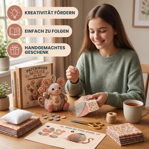 DIY Nähset für Tiere – Bastelset für handgefertigte Stoffornamente